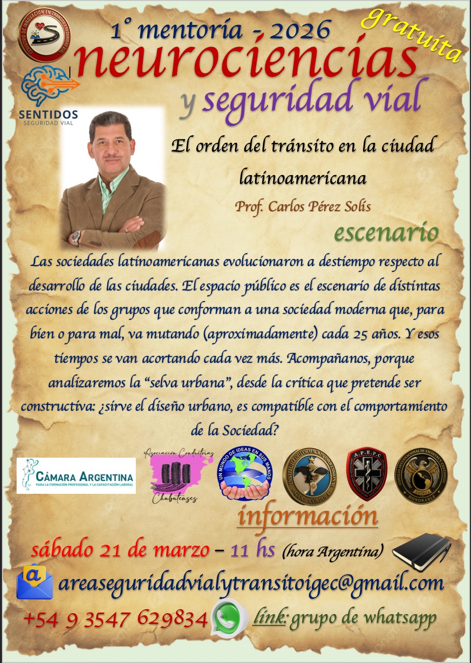 Formación presencial sentidos